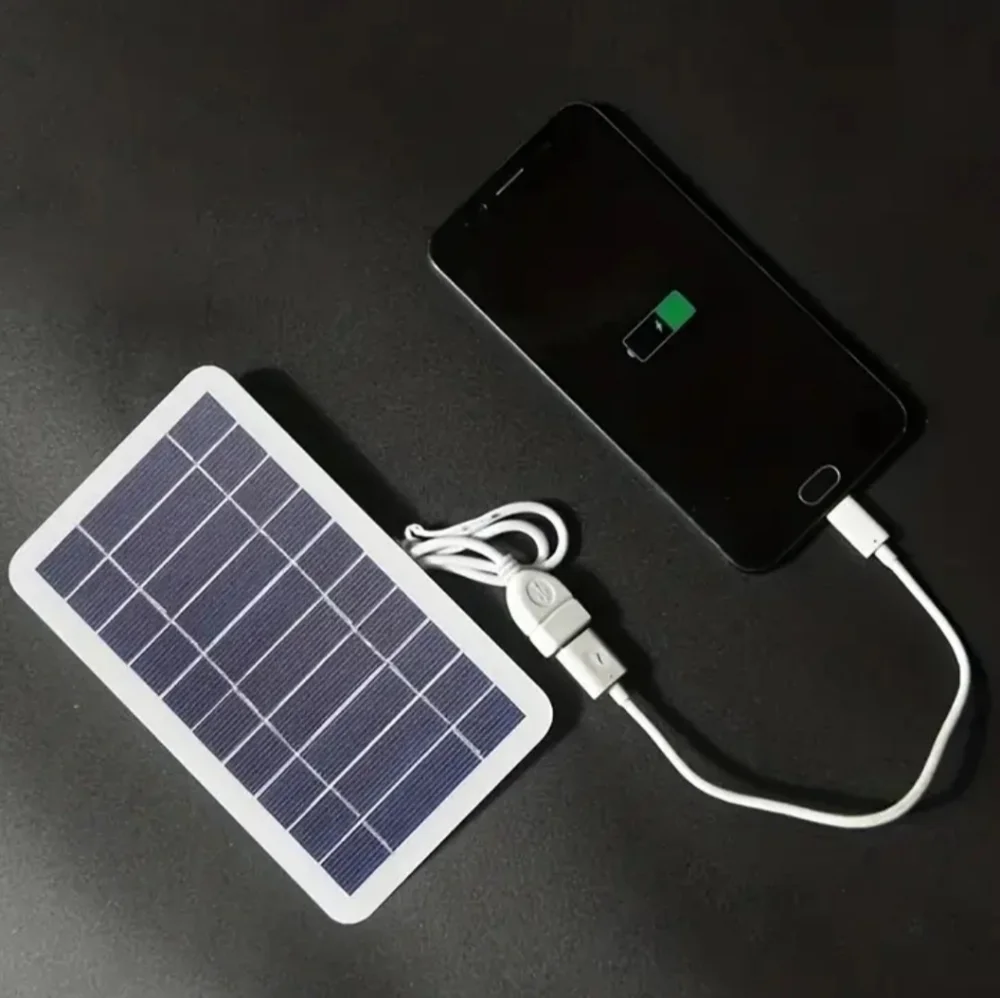 Solar Portable Charging Panel Outdoor Solar USB Charger Is Suitable For Outdoors